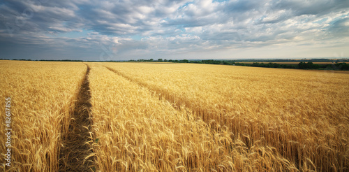 Obraz na płótnie wieś panorama zmierzch