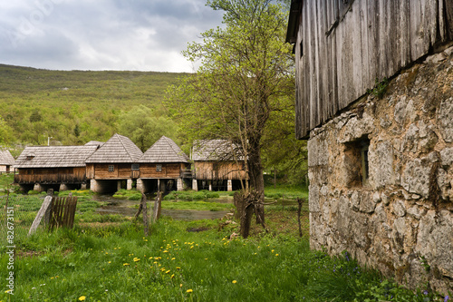 Naklejka natura wieś pejzaż