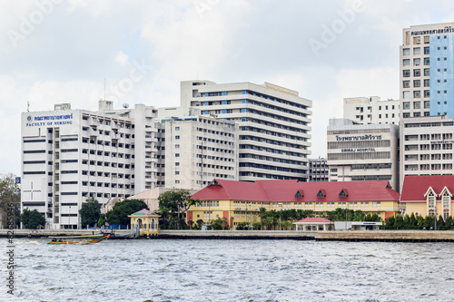 Obraz na płótnie tajlandia bangkok medycyna łódź niebo