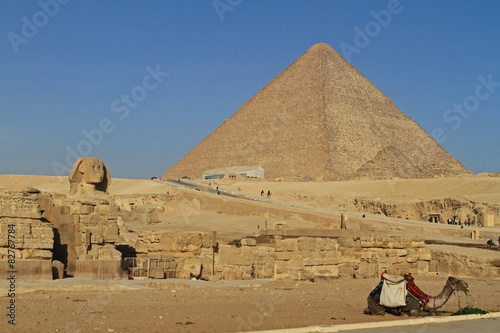 Fotoroleta piramida egipt unesco giza