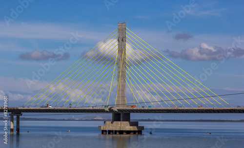 Obraz na płótnie most brazylia droga kolumna