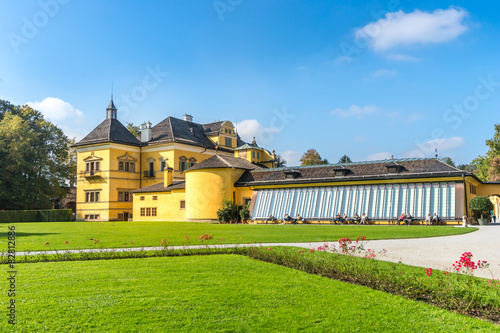 Fotoroleta alpy park panorama austria ogród