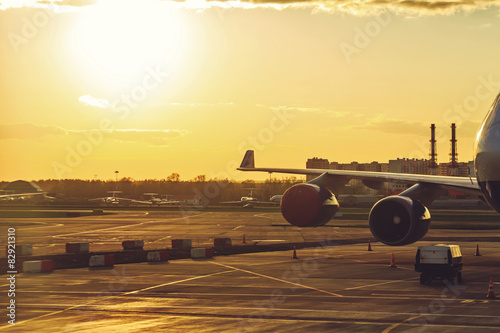 Fototapeta lotnictwo silnik samolot airliner maszyna