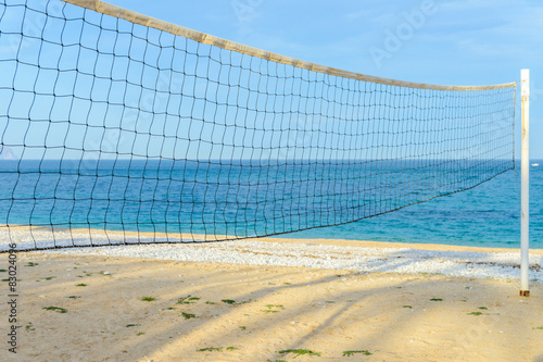 Fotoroleta volleyball net on the beach