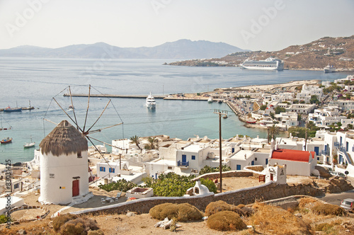 Naklejka grecja morze wyspa widok