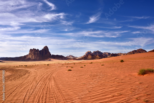 Naklejka Wadi Rum desert