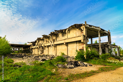 Fotoroleta stary miejski retro architektura antyczny