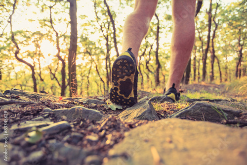 Fotoroleta góra fitness jogging ćwiczenie