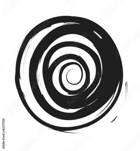 Plakat spirala kreskówka obraz piłka