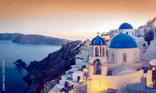 Fotoroleta grecki wybrzeże wyspa grecja santorini