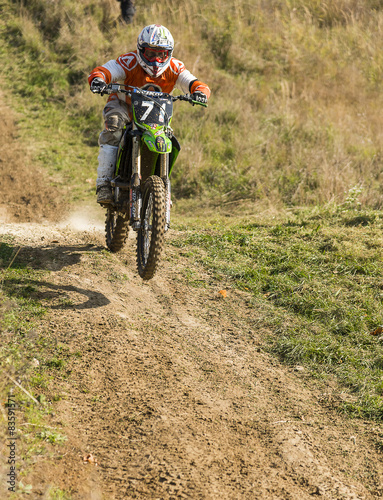 Plakat sport ukraina motocross jazda konna motocykl