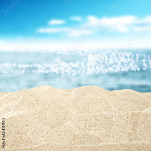 Naklejka fala piękny plaża wybrzeże