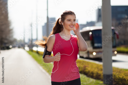 Fototapeta fitness sport dziewczynka zdrowy