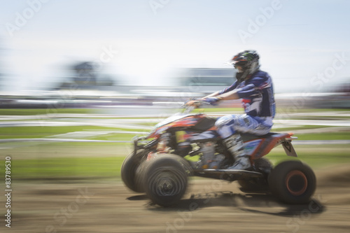 Plakat offroad sport motocross