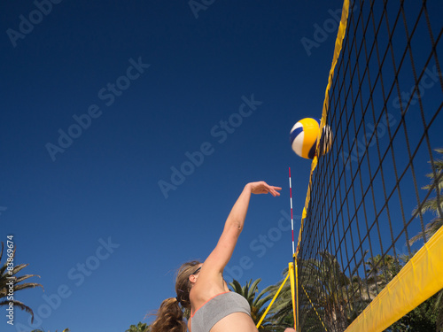 Fotoroleta sportowy piłka plaża