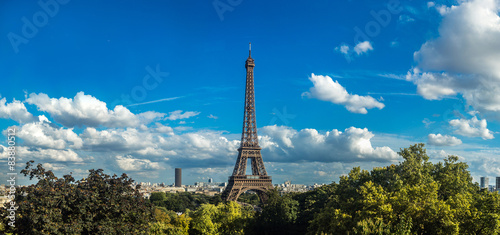 Fotoroleta eifel europa widok niebo wieża