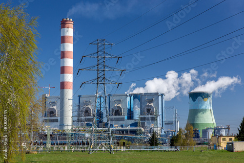 Plakat Opole power station