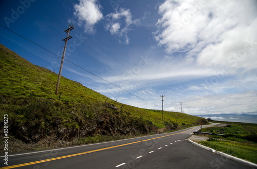 Fotoroleta droga autostrada transport hawaje