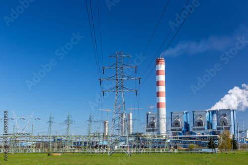 Plakat Opole power station