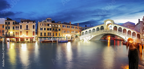 Obraz na płótnie most woda panoramiczny wyspa włoski