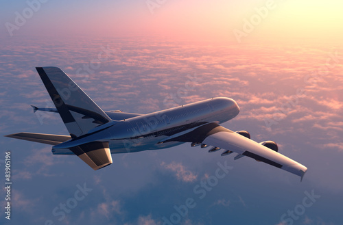 Obraz na płótnie nowoczesny lotnictwo samolot odrzutowiec