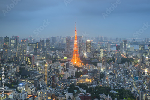 Obraz na płótnie niebo architektura japonia zmierzch