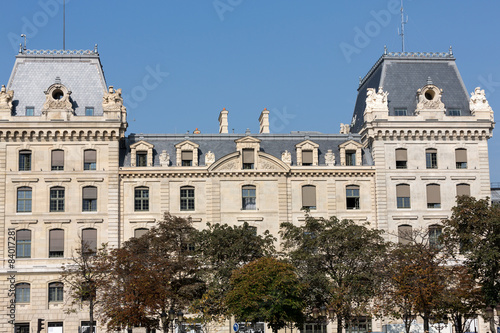 Plakat The building of the Prefecture of the Police in Paris