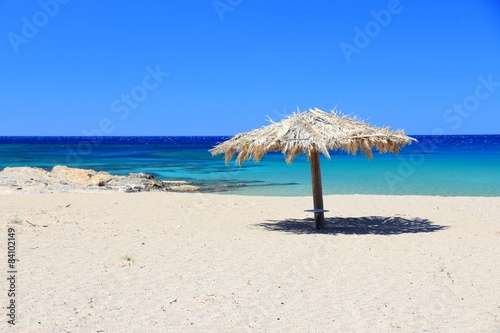 Plakat woda morze grecja plaża