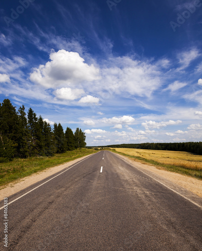 Fotoroleta natura autostrada europa roślina