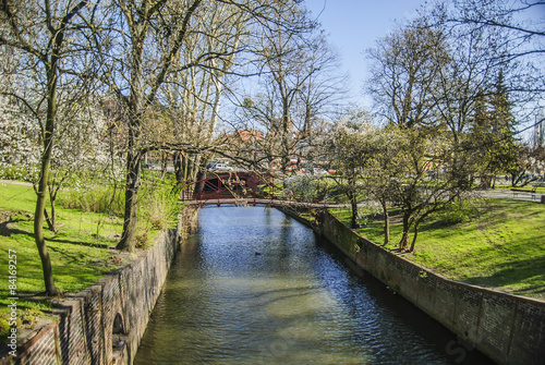 Fototapeta metropolia ludzie neptun gdańsk