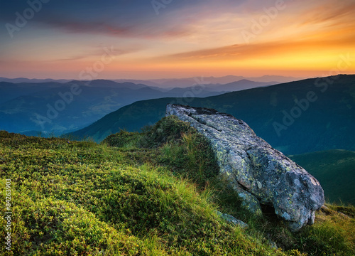 Fotoroleta świt natura słońce lato