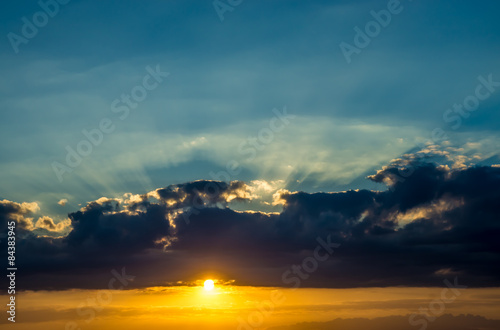 Naklejka pejzaż panorama piękny lato