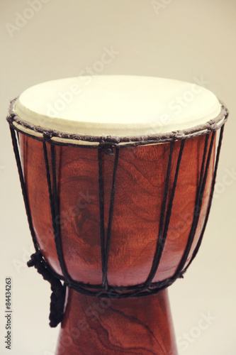 Naklejka perkusja afryka ludowy bęben egzotyczny