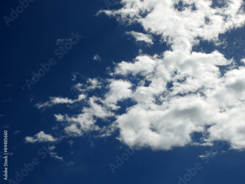 Fotoroleta White Clouds and Blue Sky