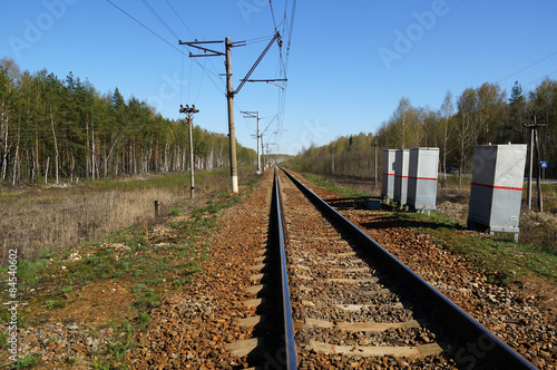 Naklejka natura krajobraz pole niebo