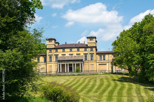 Naklejka niebo pałac architektura chmura