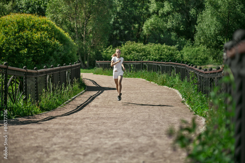 Fotoroleta ćwiczenie wieś ogród wellnes park