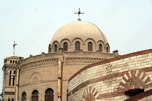 Plakat kościół egipt religia kair