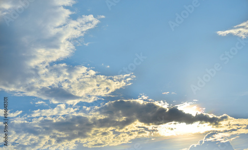 Plakat niebo widok natura słońce