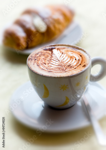 Fotoroleta napój cappucino kawa