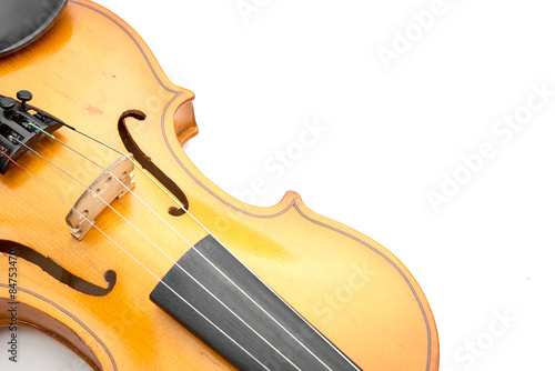 Naklejka skrzypce sztuka muzyka