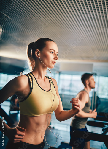 Obraz na płótnie sport ładny fitness mężczyzna