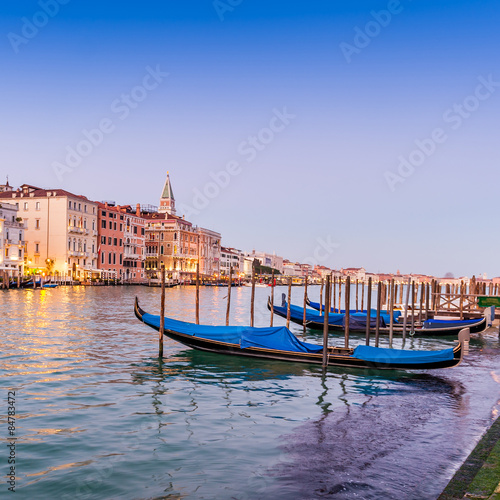 Naklejka zmierzch europa gondola