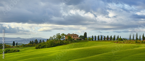 Fototapeta Typical Tuscan landscape in Italy