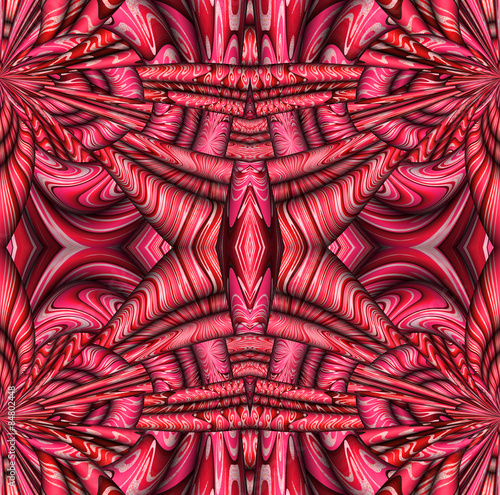 Fotoroleta abstrakcja sztuka splot ozdoba różowy