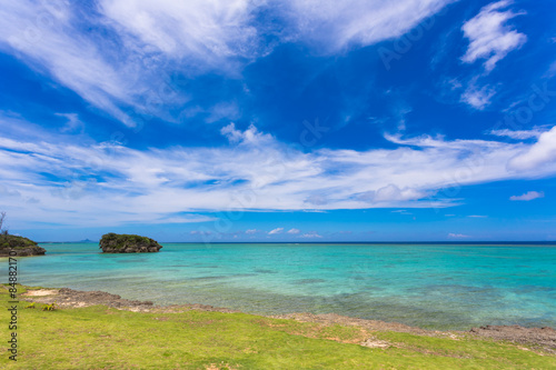 Fotoroleta plaża woda japonia morze