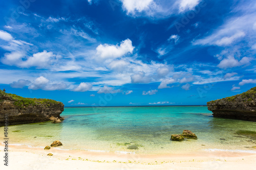 Fototapeta morze plaża japonia woda okinawa