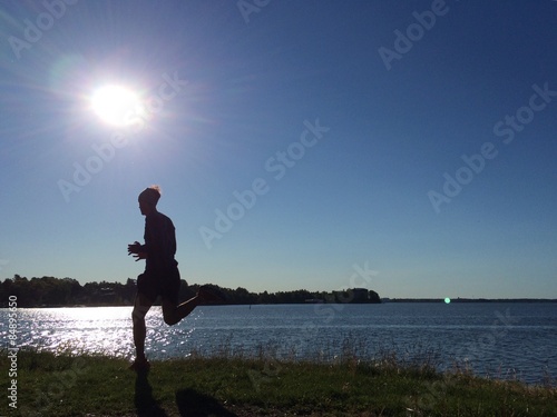 Naklejka ścieżka finlandia morze sport