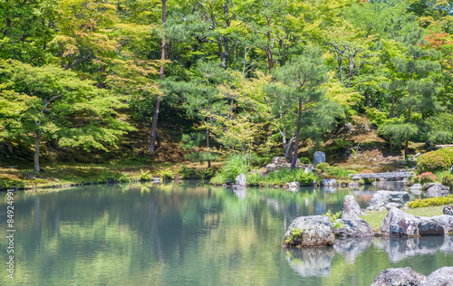 Fotoroleta lato park azjatycki pejzaż sztuka