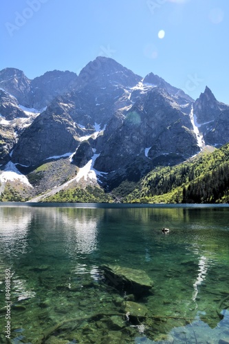 Obraz na płótnie tatry kaczka słońce